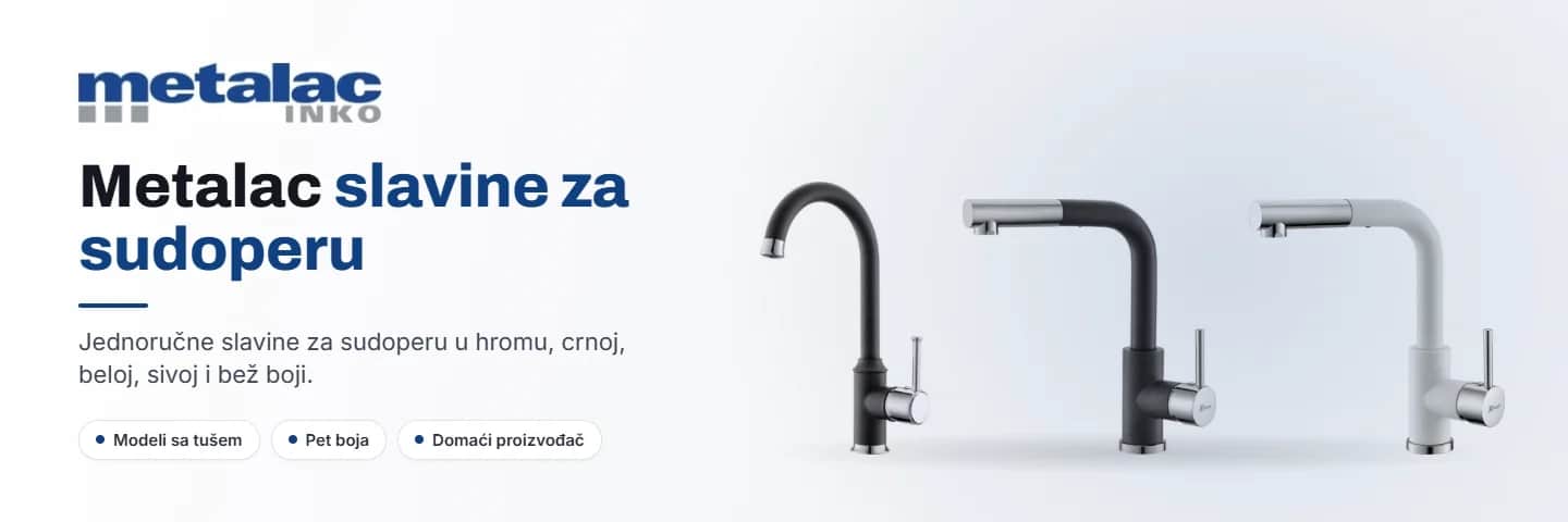 Metalac slavine za sudoperu